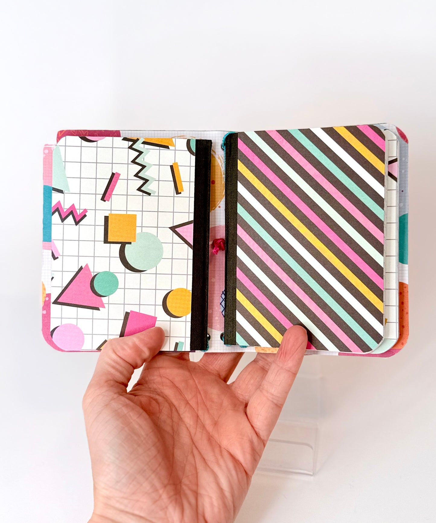 80s Theme Faux Leather Notebooks