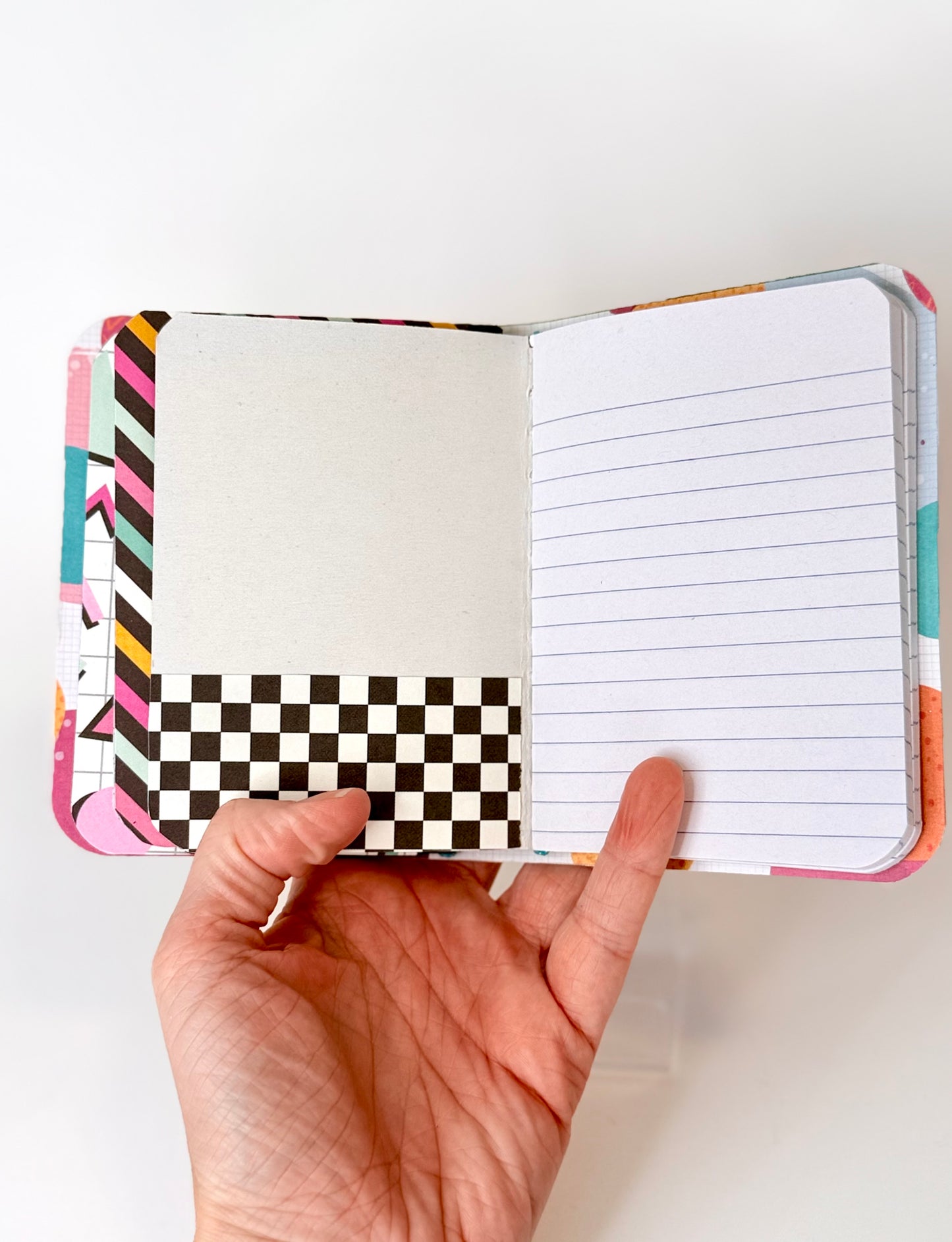 80s Theme Faux Leather Notebooks
