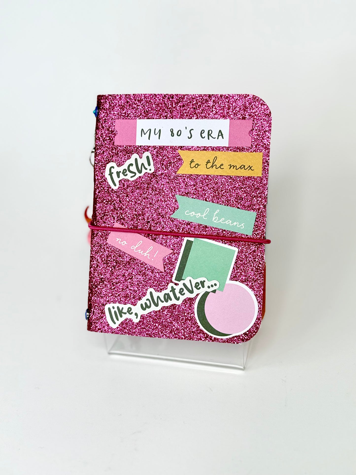 80s Theme Faux Leather Notebooks