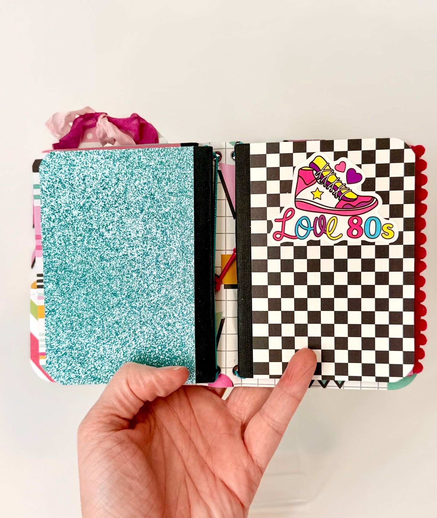 80s Theme Faux Leather Notebooks