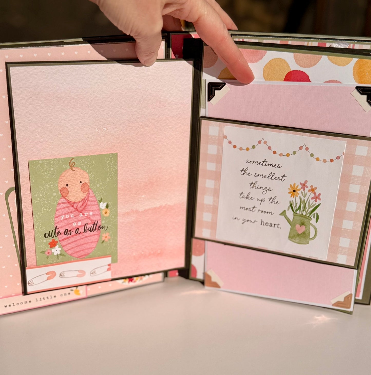 Baby Girl Keepsake Photo Album